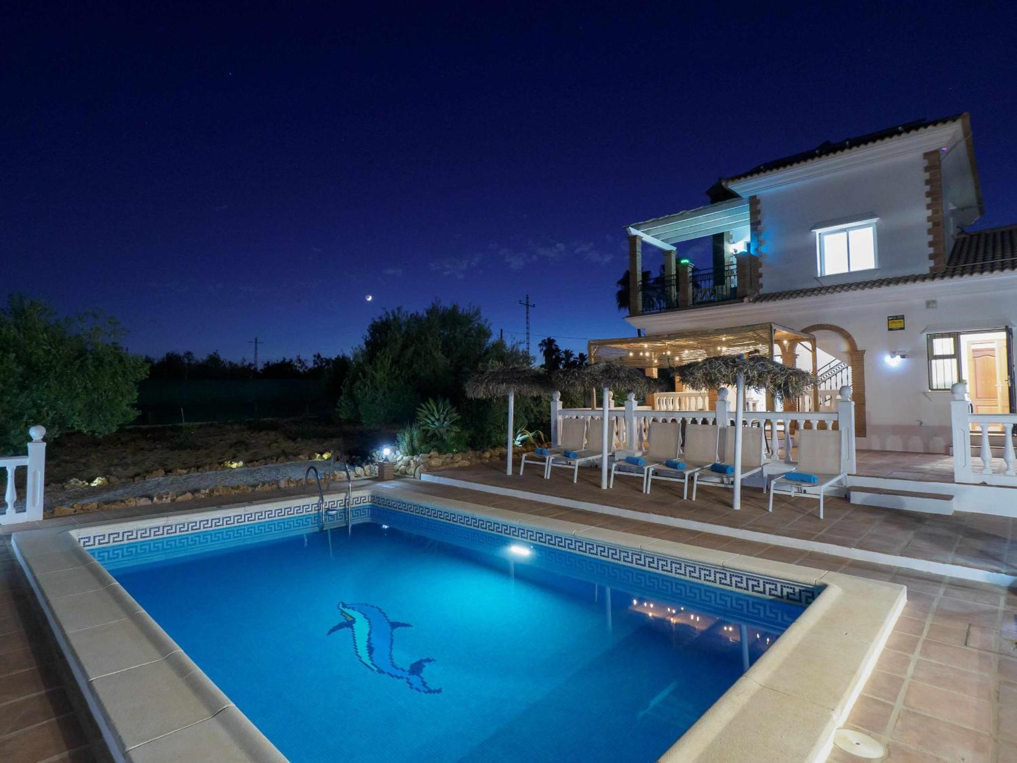 Villa Blanca Malaga Private Villa Heated Pool Alhaurín de la Torre Exterior foto